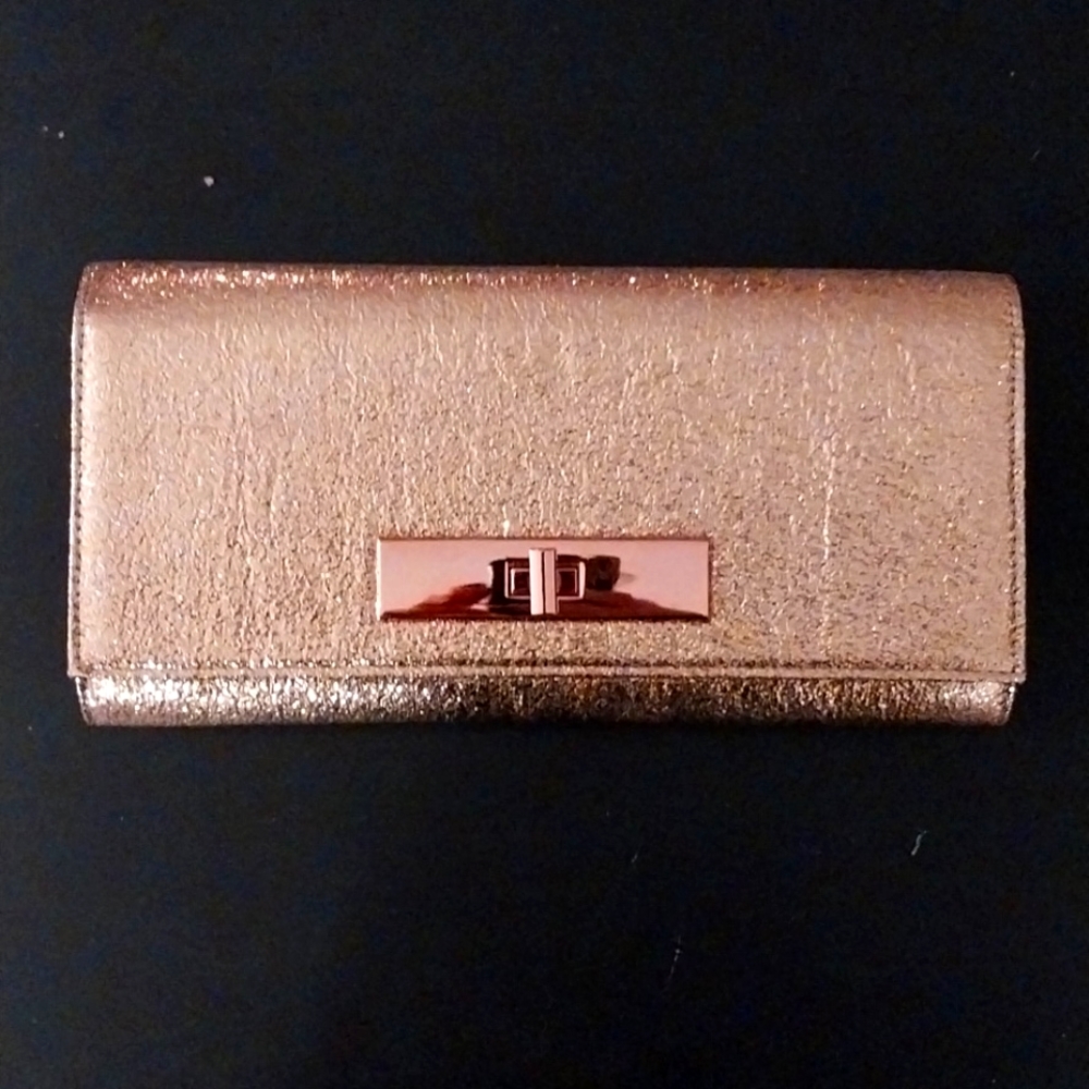 Asos Rose Gold Clutch/Crossbody bag